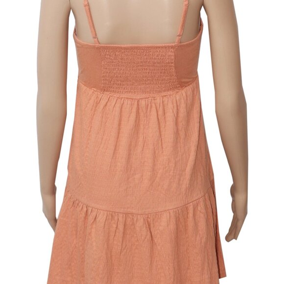 Roxy Beach Hangs - Strappy Dress Sleeveless Toasted Nut Mini XS - Picture 6 of 8